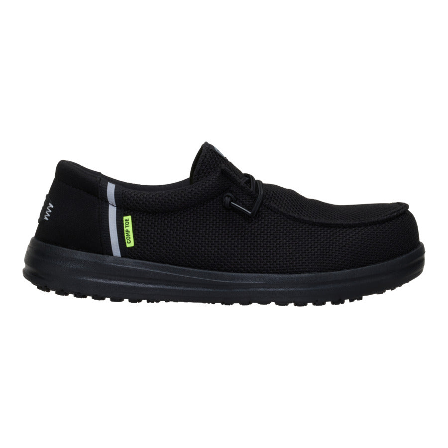 Wendy Work Comp Toe - Black/Black