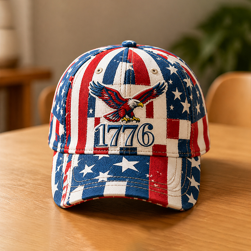 Unisex US 250th Anniversary Print Casual Baseball Cap