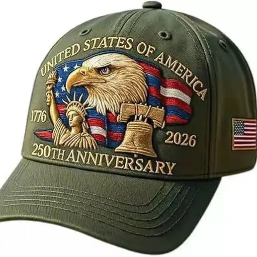 USA 250th Anniversary (1776–2026) Commemorative Baseball Cap
