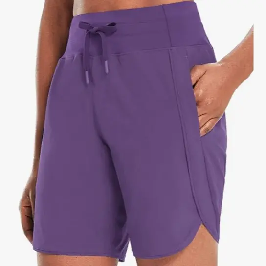 Women's 3‘’/5''/7'' Athletic Long Running Shorts High Waistband Quick Dry Bermuda Shorts for Gym Hiking Workout Lounge Casual Womenswear
