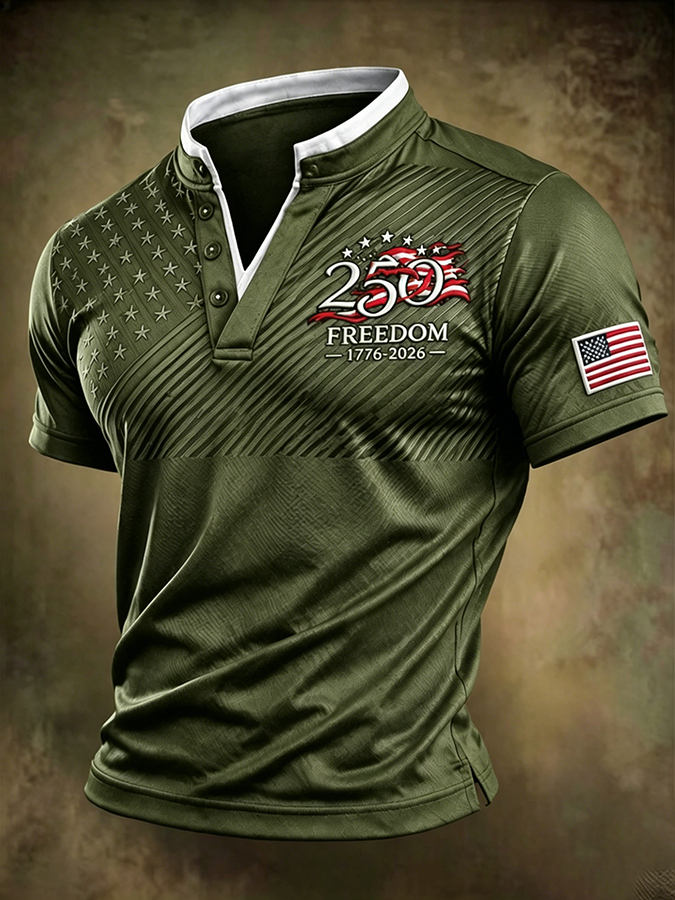 Men's 250th Anniversary of the United States Printed T-shirt