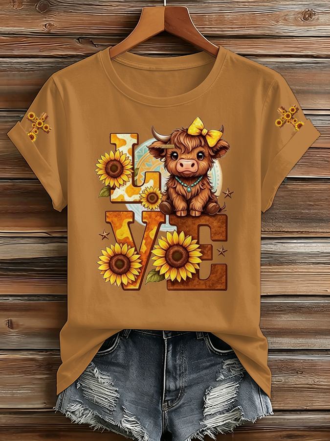 Women'S Faith Themed Printed Casual T-Shirt
