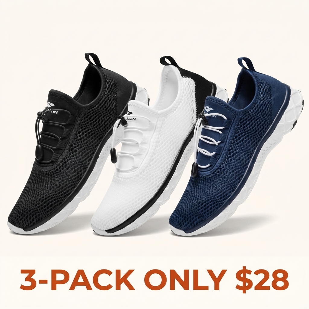 Men's Lightweight Breathable Water Shoes