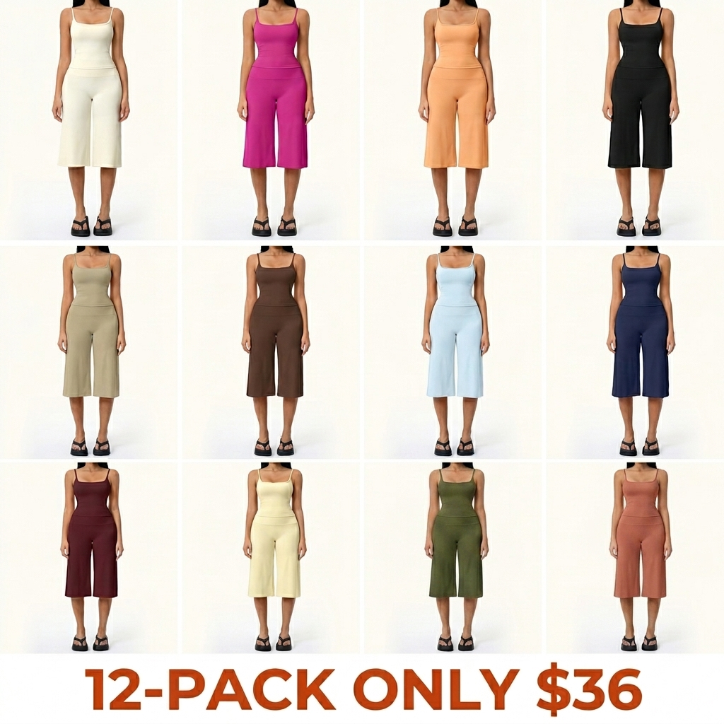 New Yoga Set: Camisole Top, High-Waisted Quick-Dry Casual Shorts, Running & Outdoor Yoga Outfit