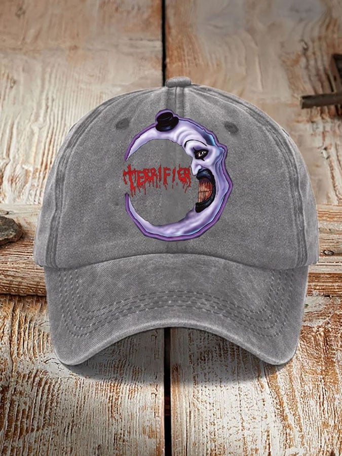 Unisex Halloween Horror Print Hat