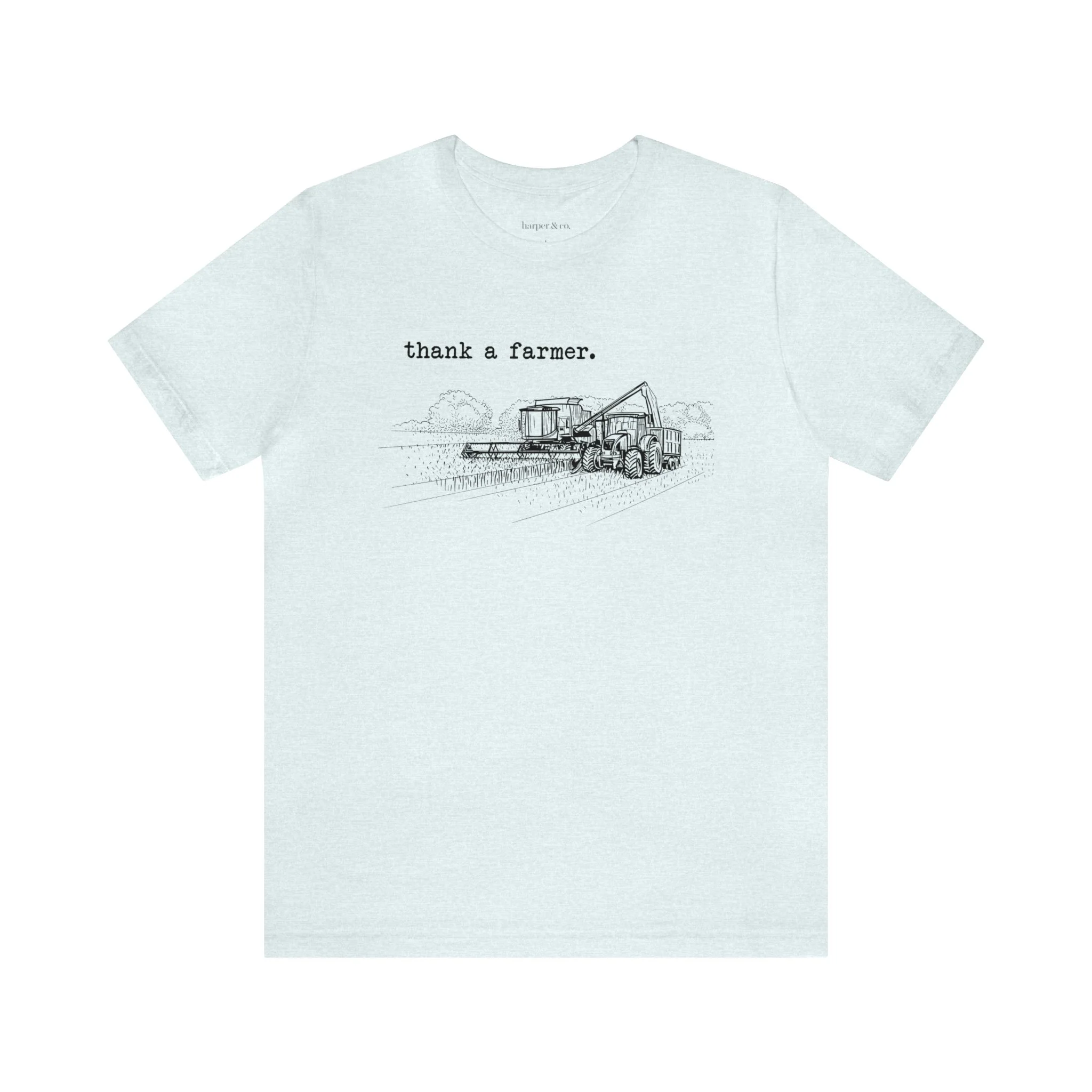 Thank a Farmer Unisex Jersey Short Sleeve Tee