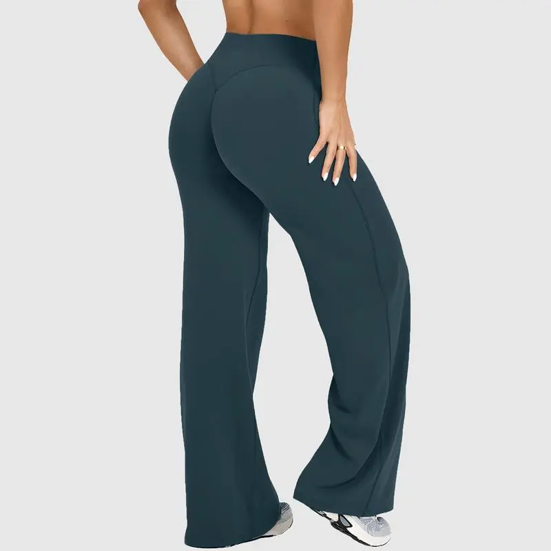 Straight Leg Bottoms Fitness Gymwear Women Workout Leggings