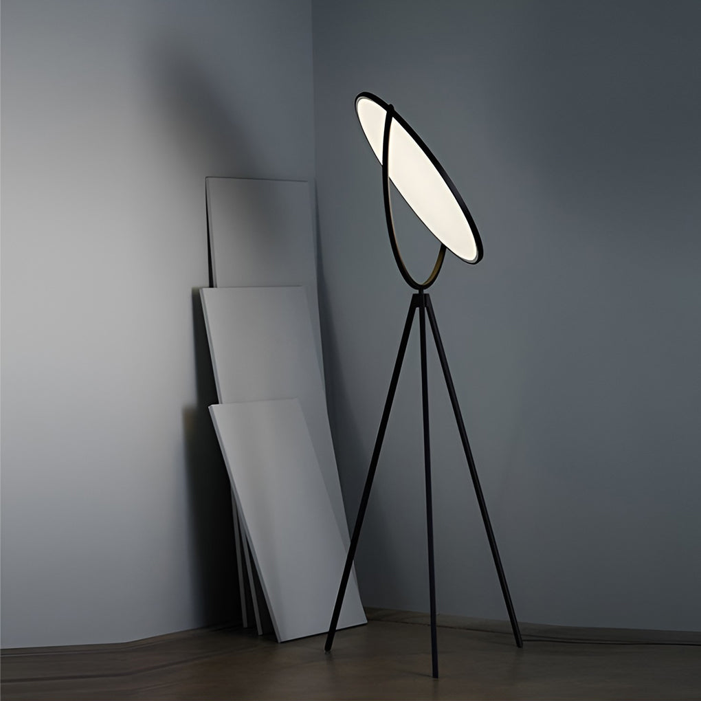 Round Adjustable LED Nordic Tripod Floor Lamp Standing Lamp Tall Lamp