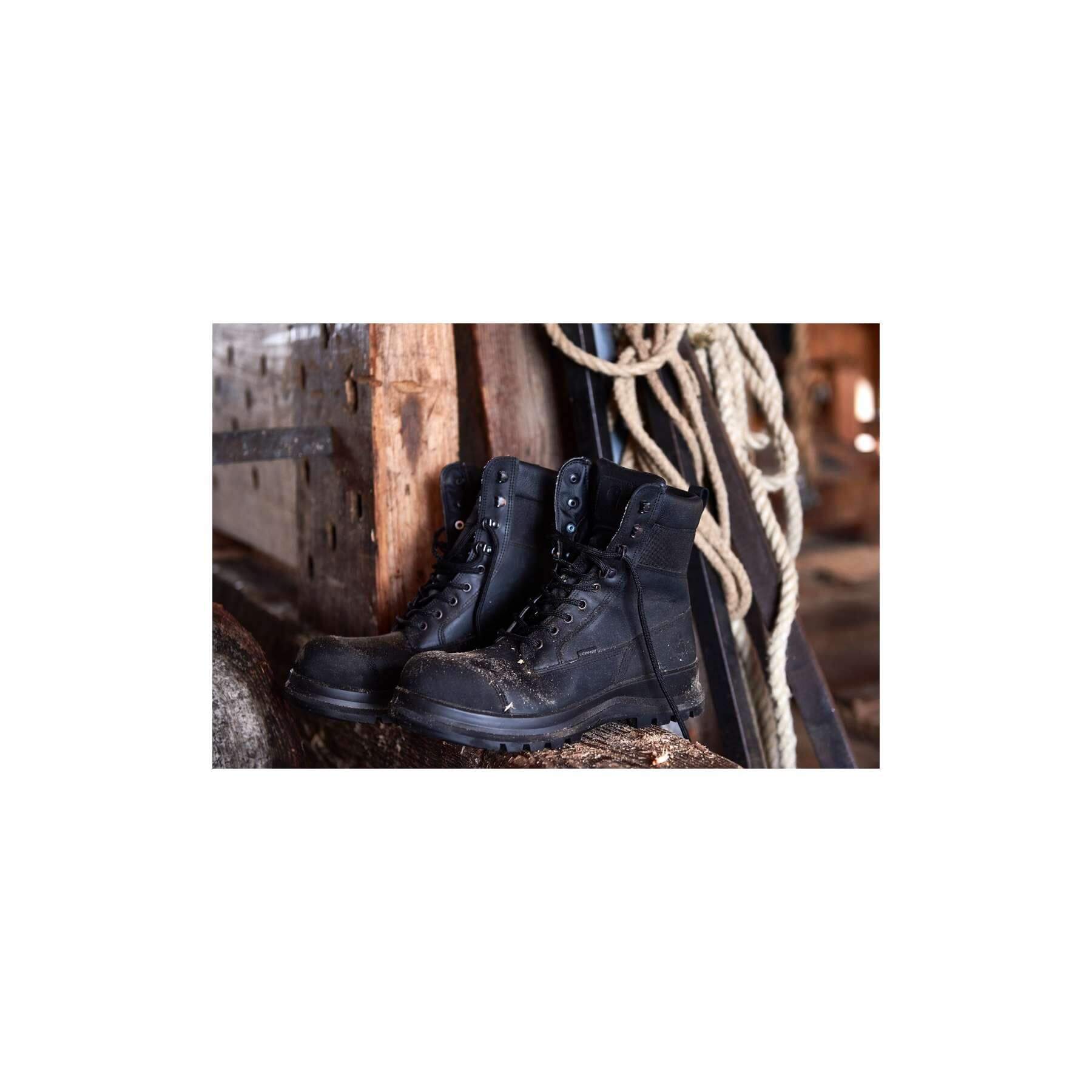 CHT Special Offer Detroit 8 Inch Work Boots F702905 Pack - Detroit S3 Waterproof Composite Safety Toe High Leg Work Boots + 3 Pack CHT Socks