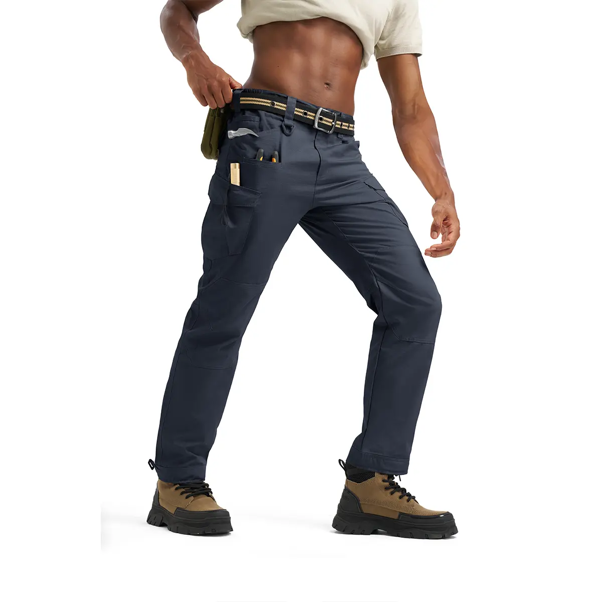 Men's Tactical Cargo Pants — Lightweight, Multi-Pocket, Water-Repellent, Ripstop