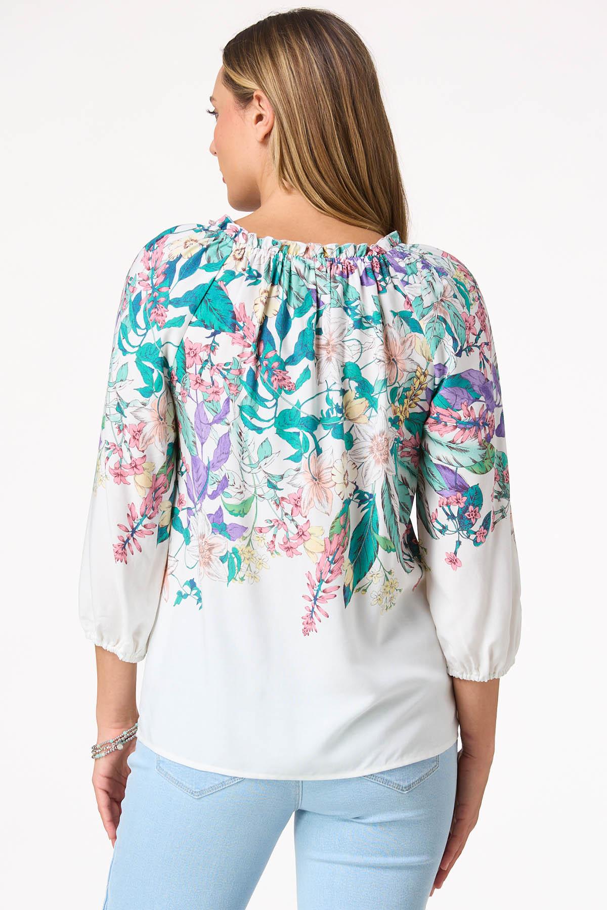 Garden Floral Poet Top