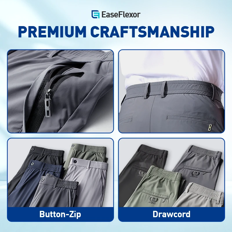 EaseFlexor - LAST DAY 70% - Men's Ultra Stretch Quick Drying Pants