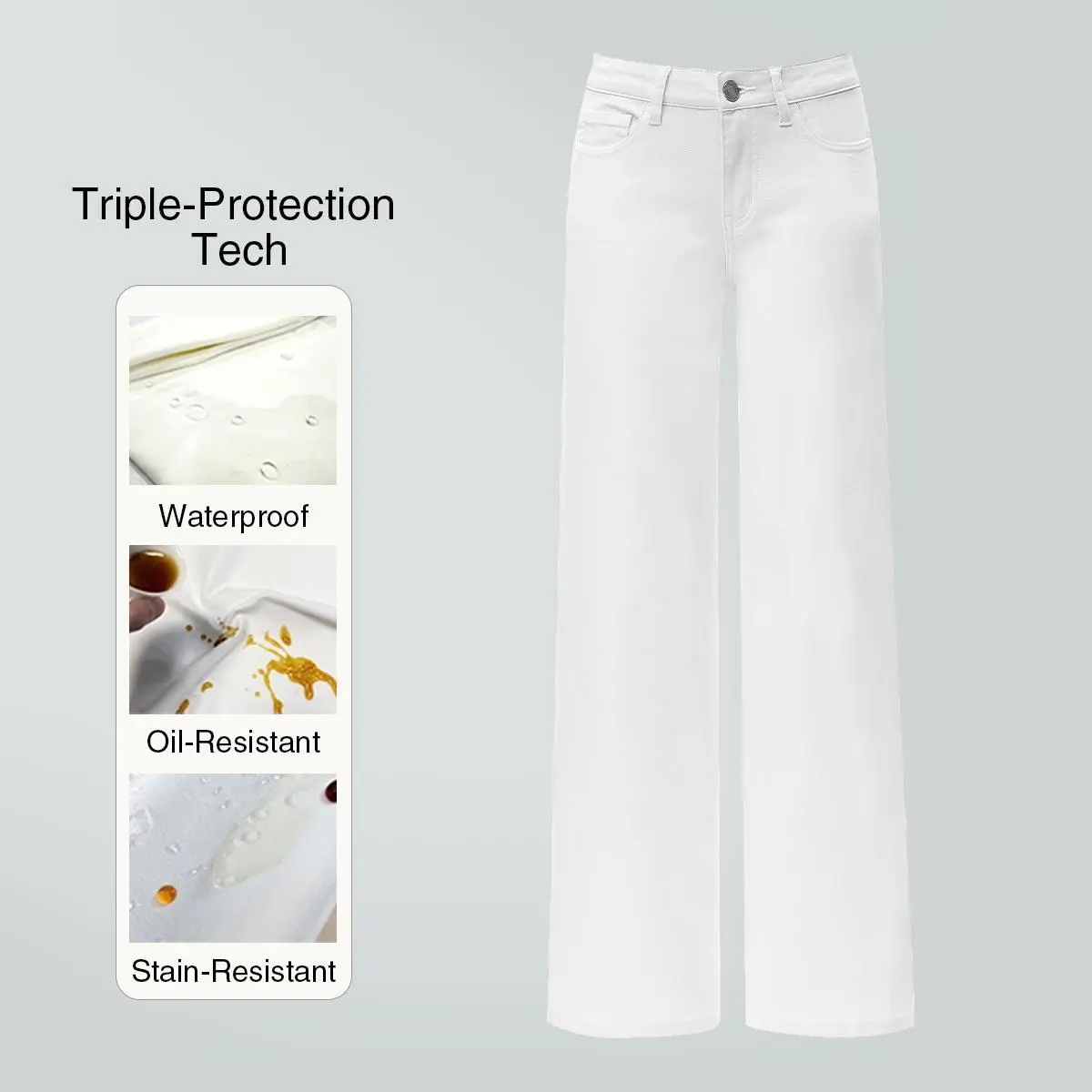 Mid-low Rise Baggy Jeans