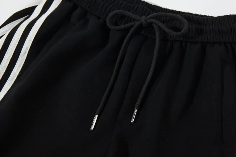 Loose Wide Leg Striped Track Pants Women's Casual Streetwear Joggers