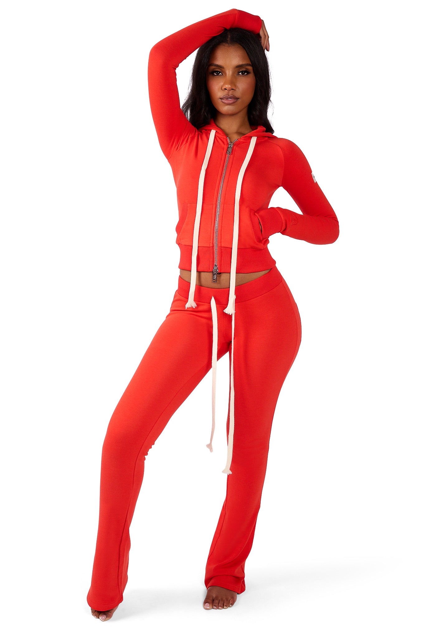 BODY KNITWEAR PANTS (SCARLET RED)