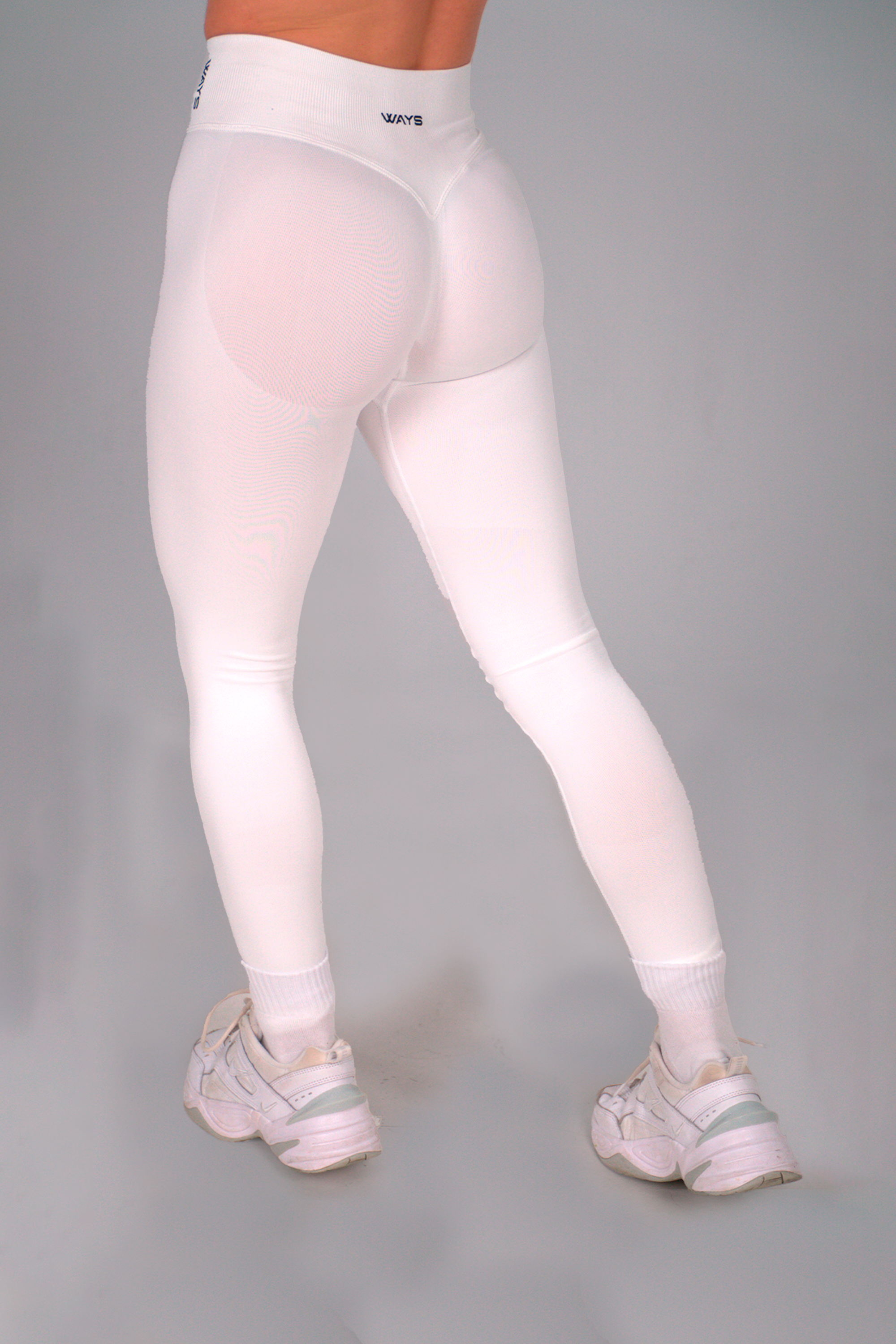 React Seamless Legging Blanco