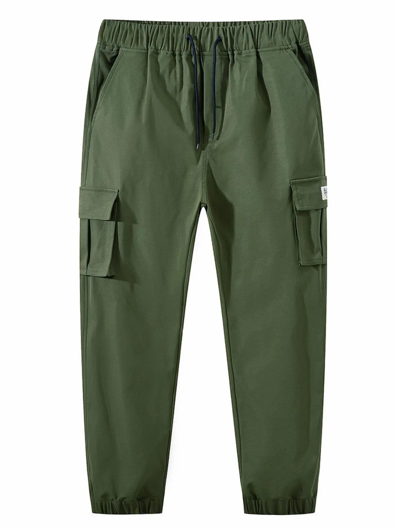 Men's 5-Pack Multi-Pocket Cargo Jogger Pants – Slim Fit, Tapered Leg, Casual Streetwear