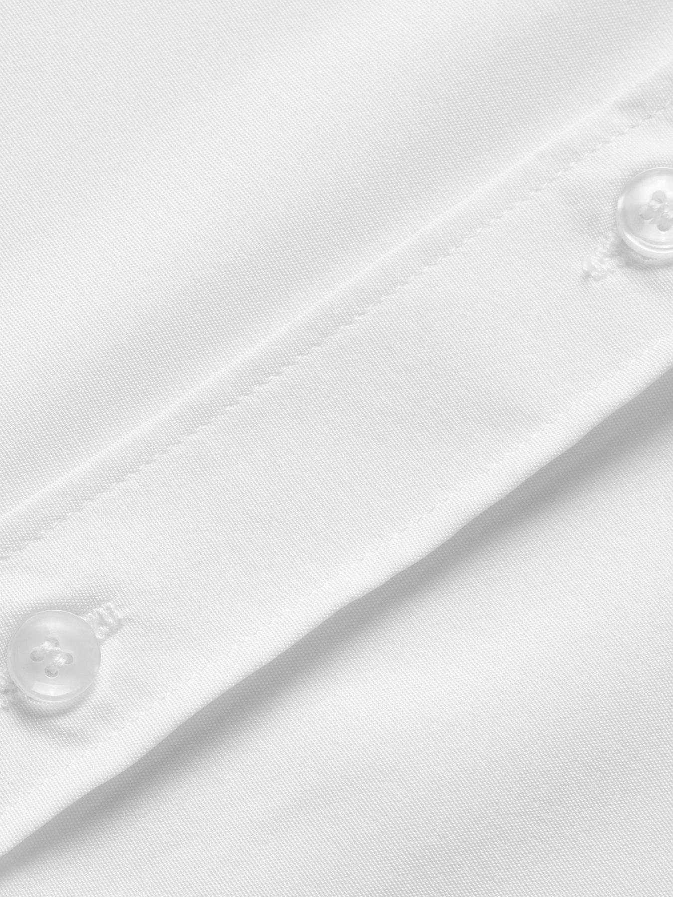 Men's Solid-Color Dress Shirts (5-Pack) — Crafted from skin-friendly, breathable, and wrinkle-resistant, non-iron fabric