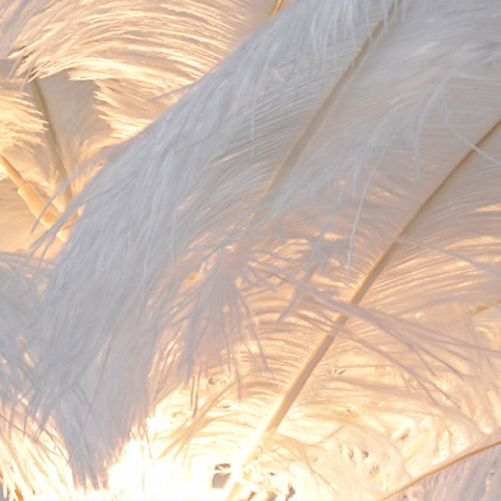 Nordic Vertical Feathers LED Simple Luxurious Delicate Elegant Design Floor Lamp