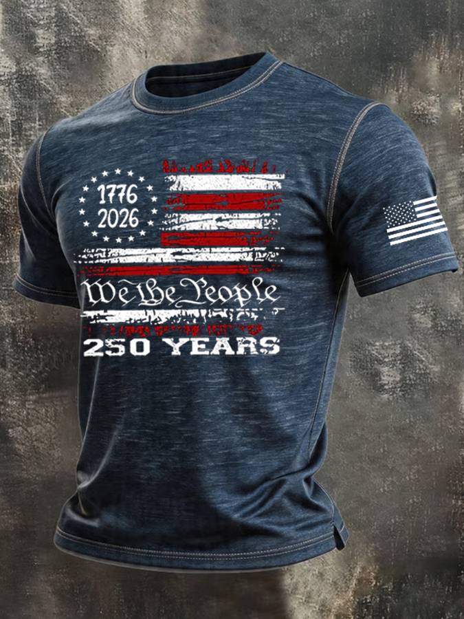 Men'S American Independence Day Casual T-Shirt