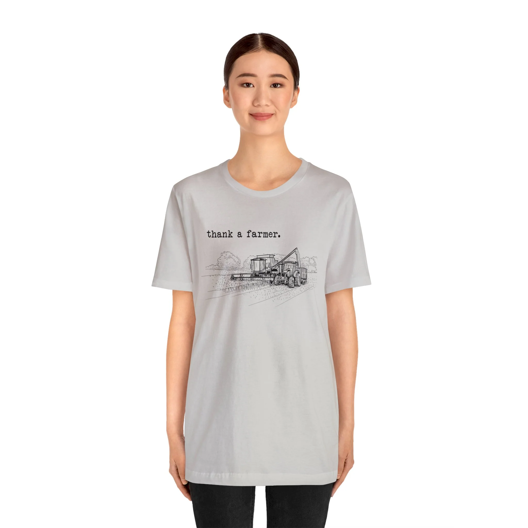 Thank a Farmer Unisex Jersey Short Sleeve Tee