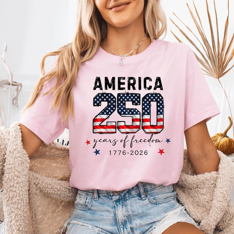 United States of America 250th Anniversary Kids Shirt,250th Anniversary Tee,Patriotic Flag 4th of July Shirt,250 Years of Independence Shirt