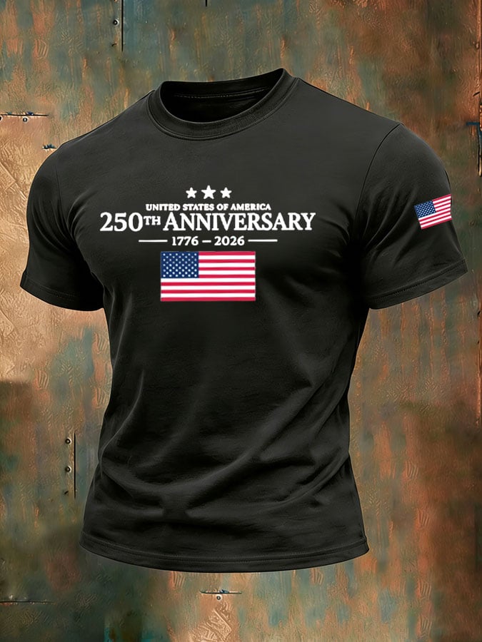 Men's Casual Printed Short-Sleeve T-Shirt