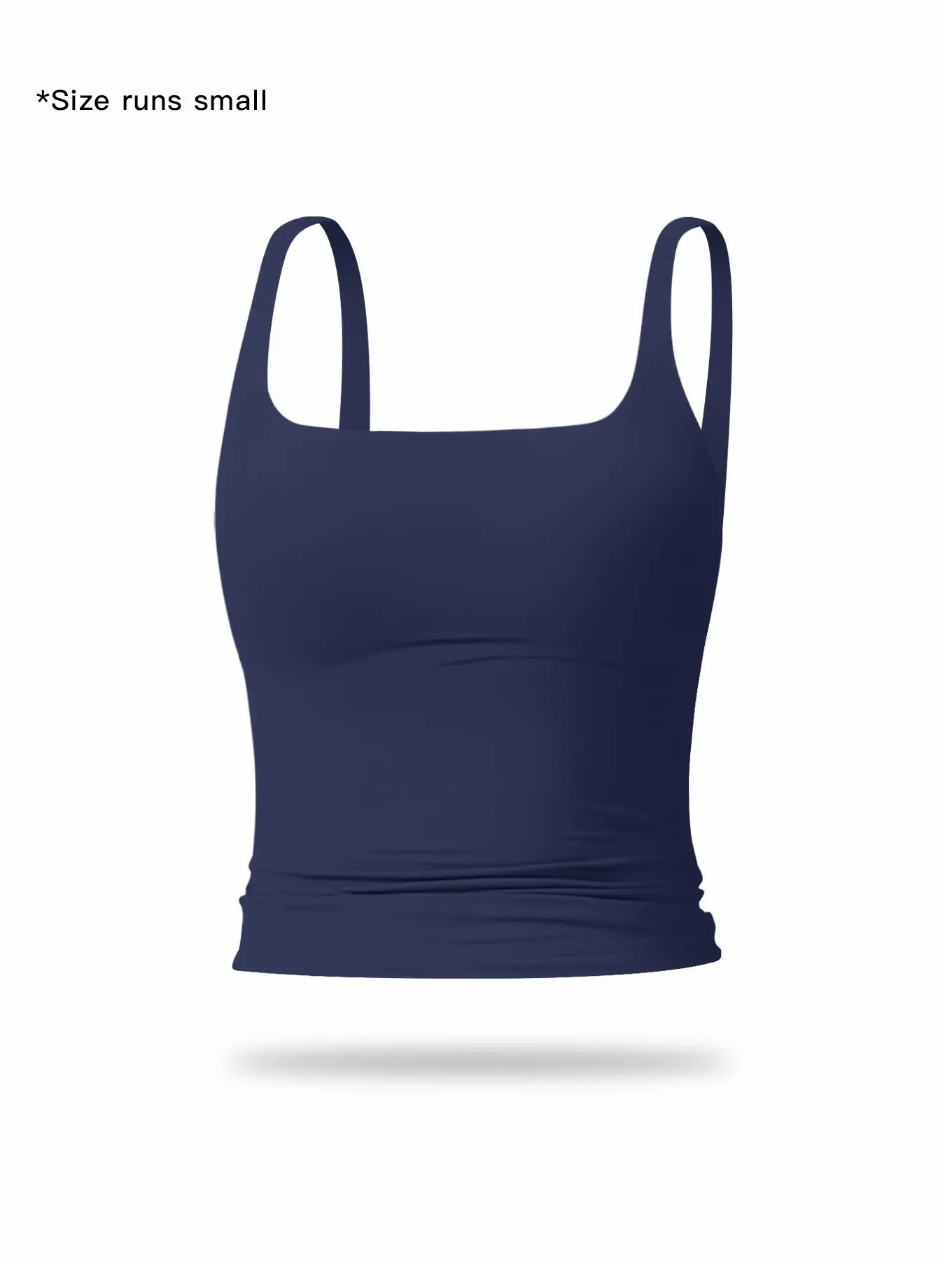 Women's Solid Color Sports Tank Top, Tight Sports Vest, Casual Comfy Breathable Sleeveless Sports Top