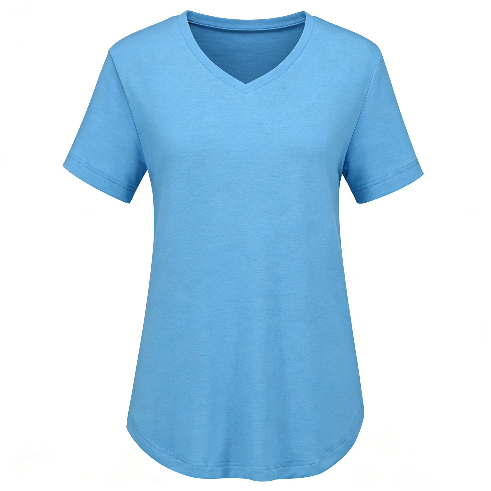 Women's Casual V-Neck Short Sleeve Tees