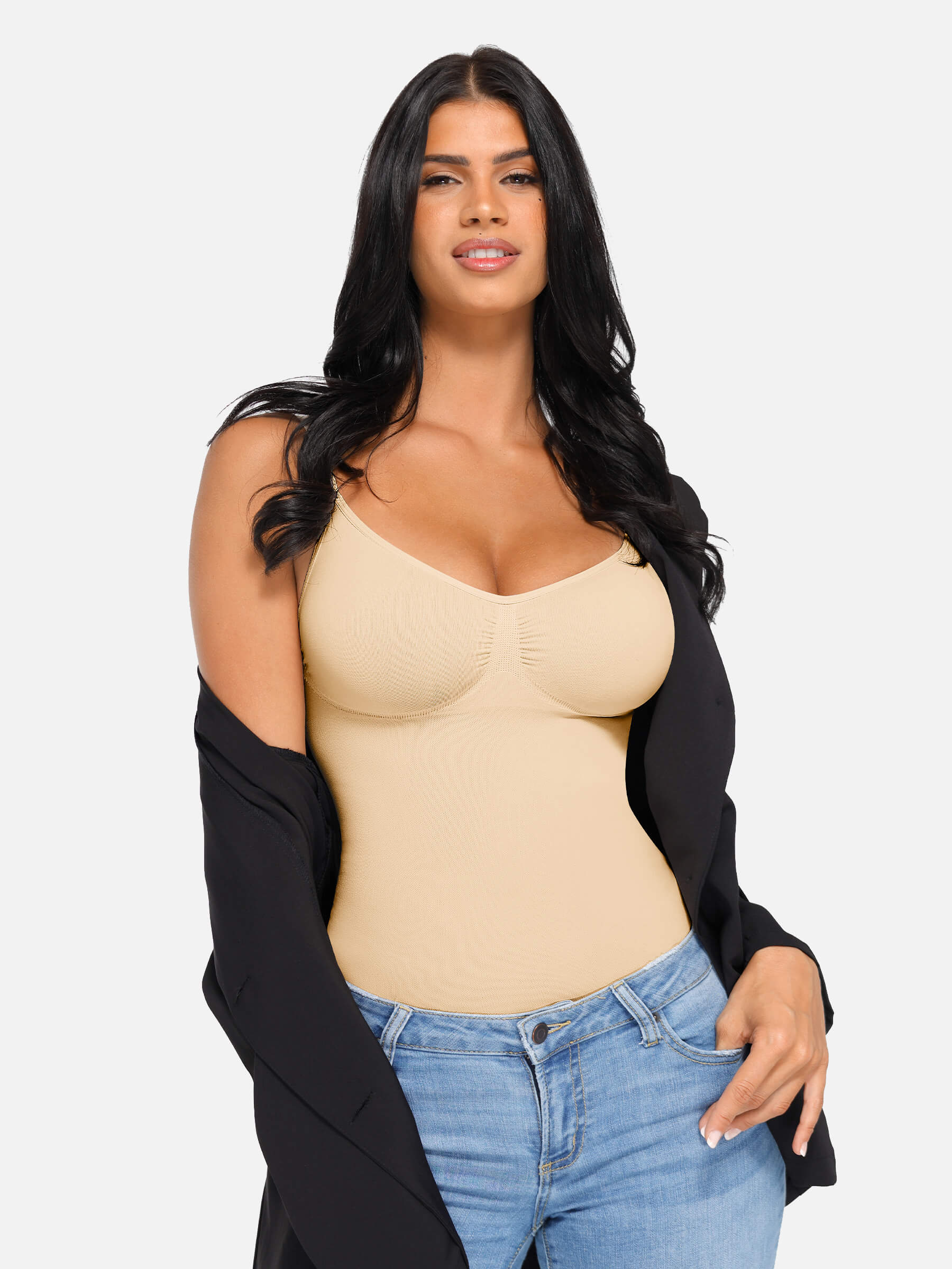 Feelingirl Bust Support Waist and Abdomen Control Shape Tank Top Vest