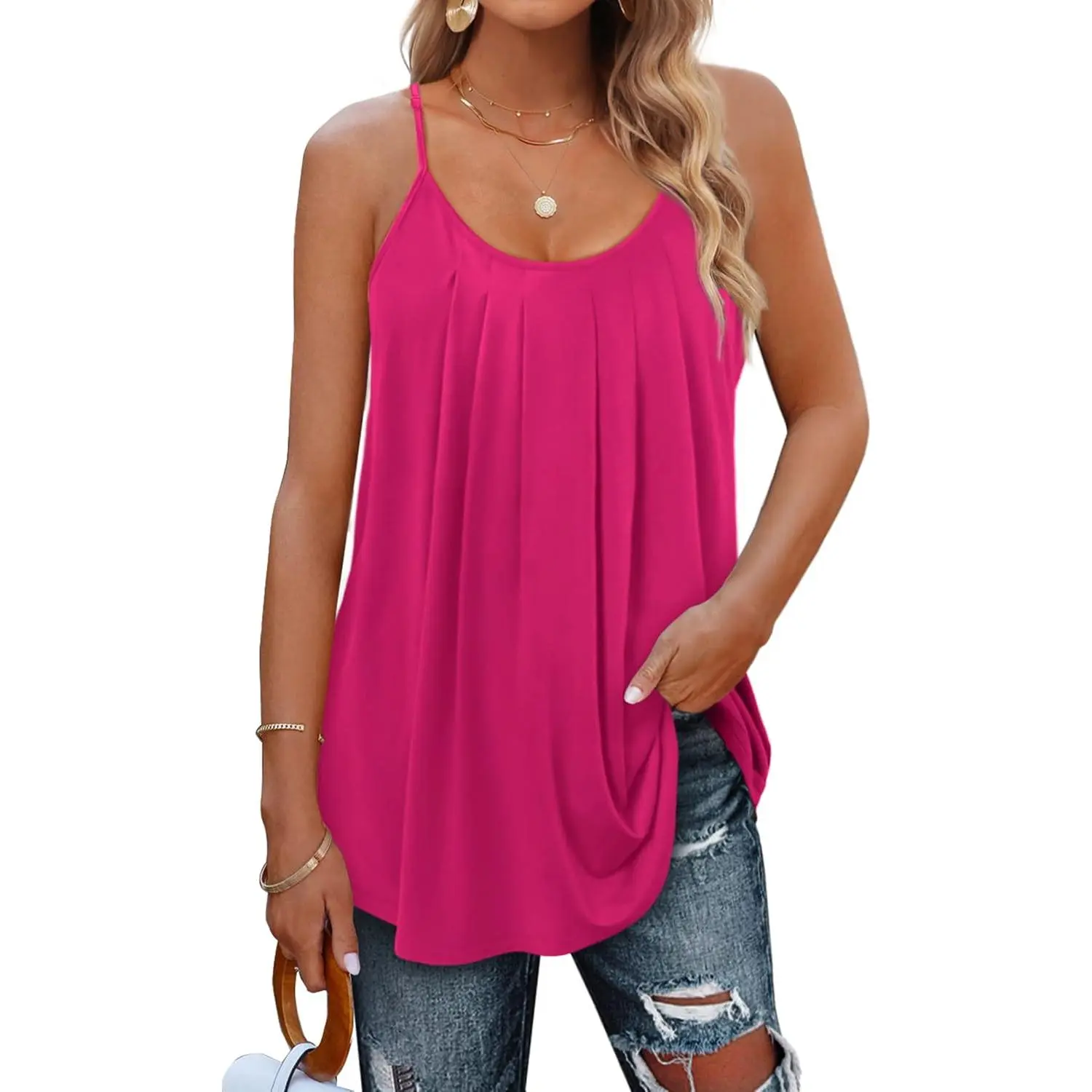 Summer SwimWeek Tank Tops for Women Vacation Outfits 2026 Fashion Trendy Clothes