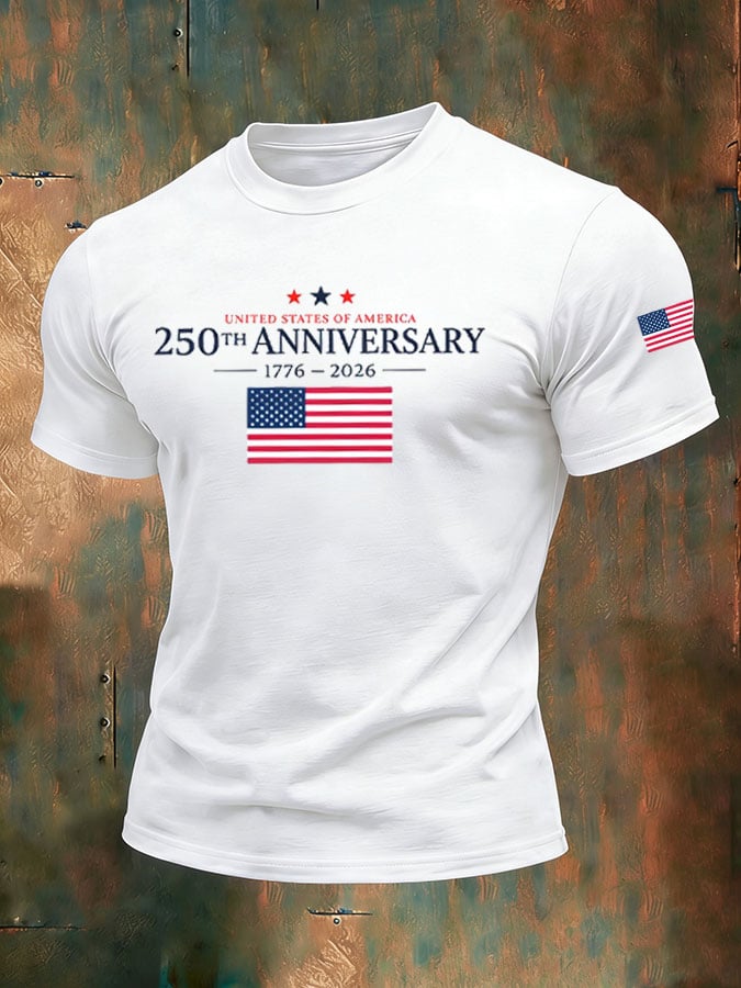 Men's Casual Printed Short-Sleeve T-Shirt