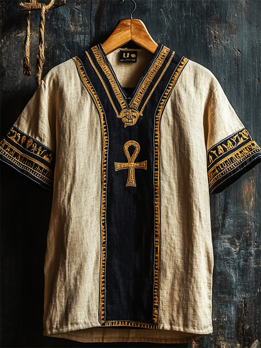 Men's Ancient Egyptian Print T-Shirt