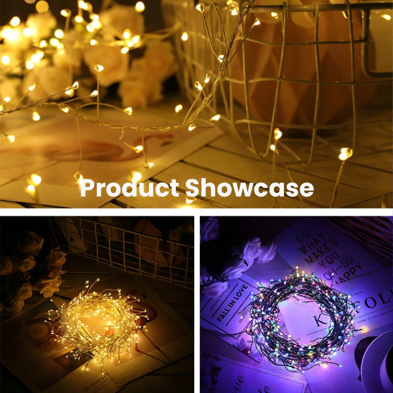 Christmas Lights Firecracker String Lights