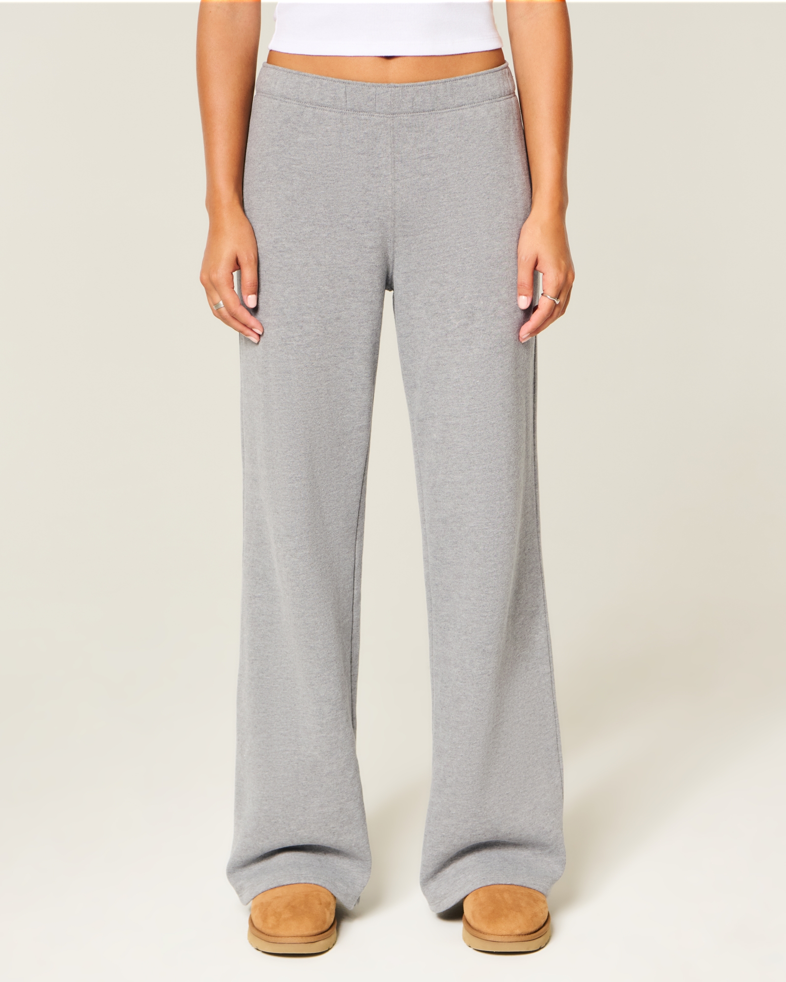 Wide-Leg Sweatpants