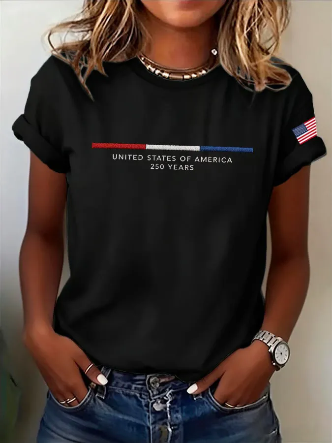 Women'S Retro American Independence Day