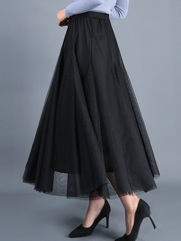 A-Line Skirt Midi Skirt