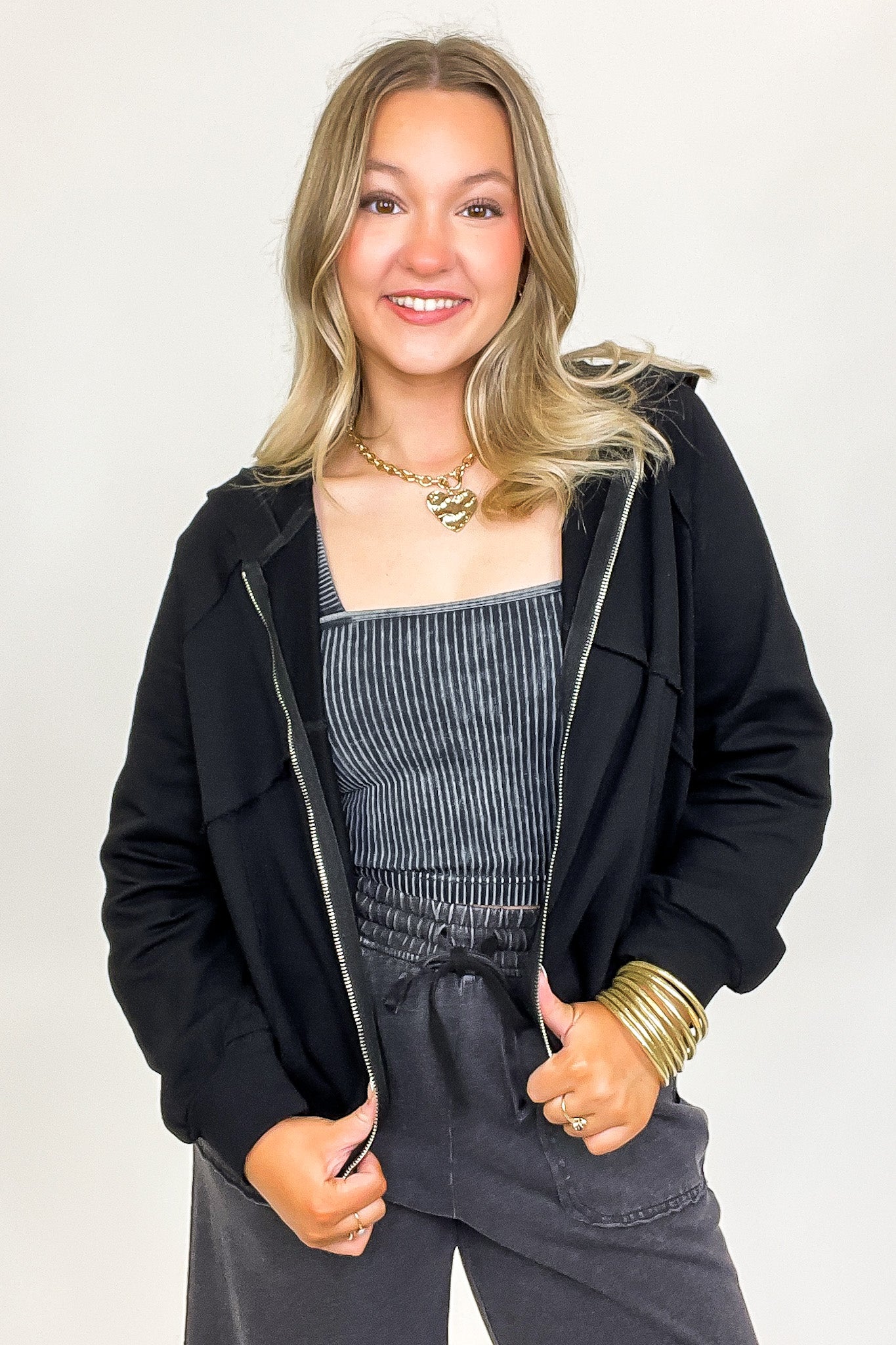Structured Seam Hoodie