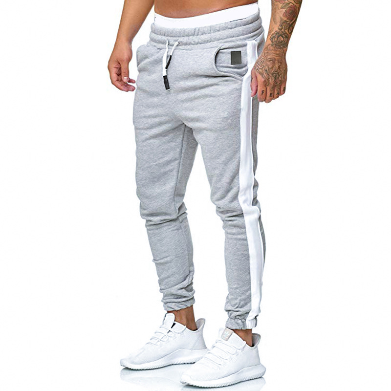 Men'S Patchwork Pocket Casual Knitted Trousers