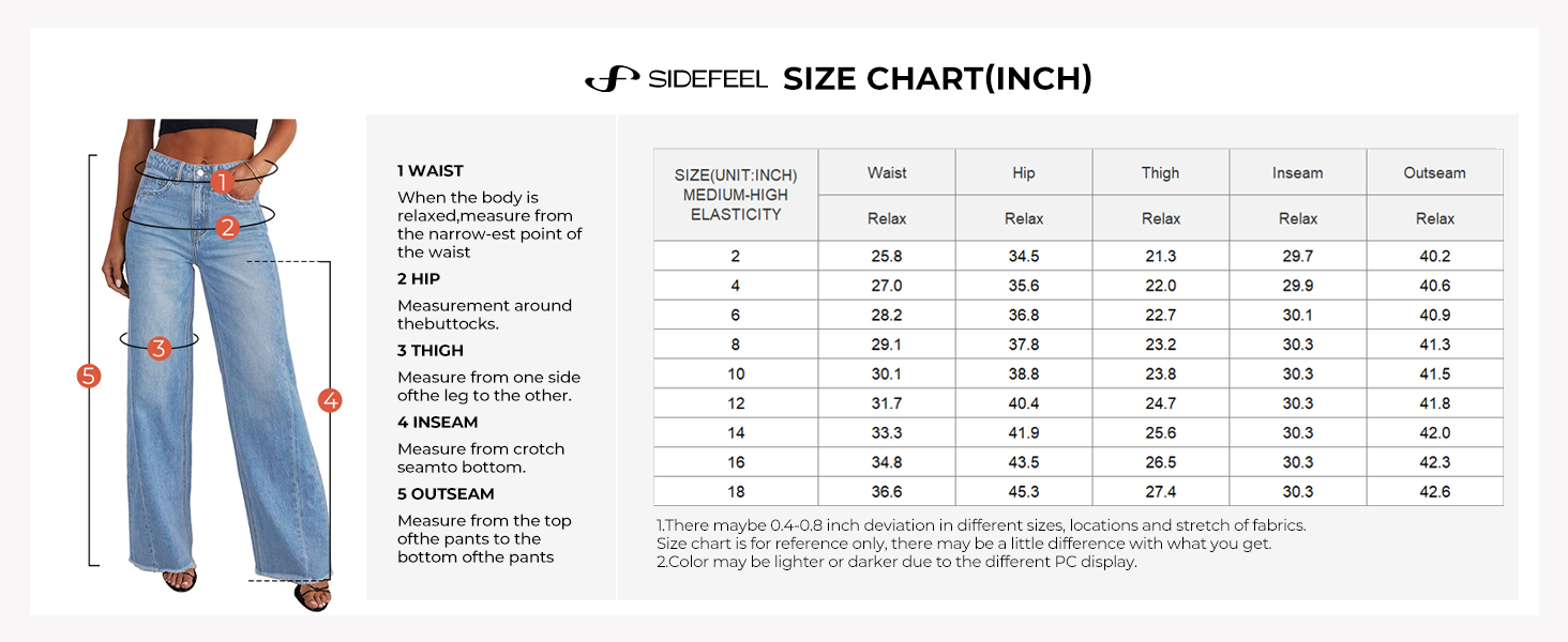 ⚡Women's High-Waisted Stretch Wide-Leg Jeans 🔥