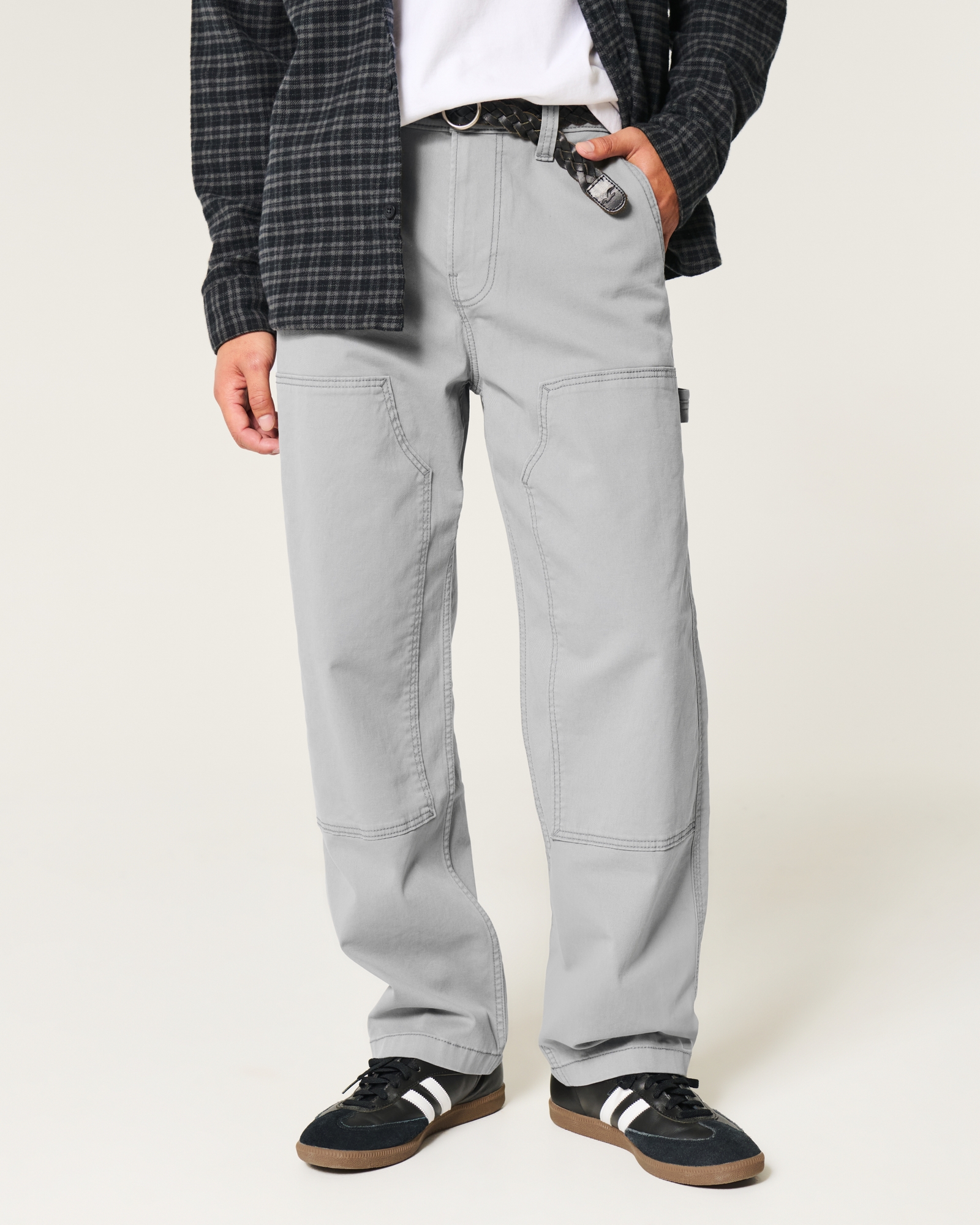 Light Wash Baggy Jeans