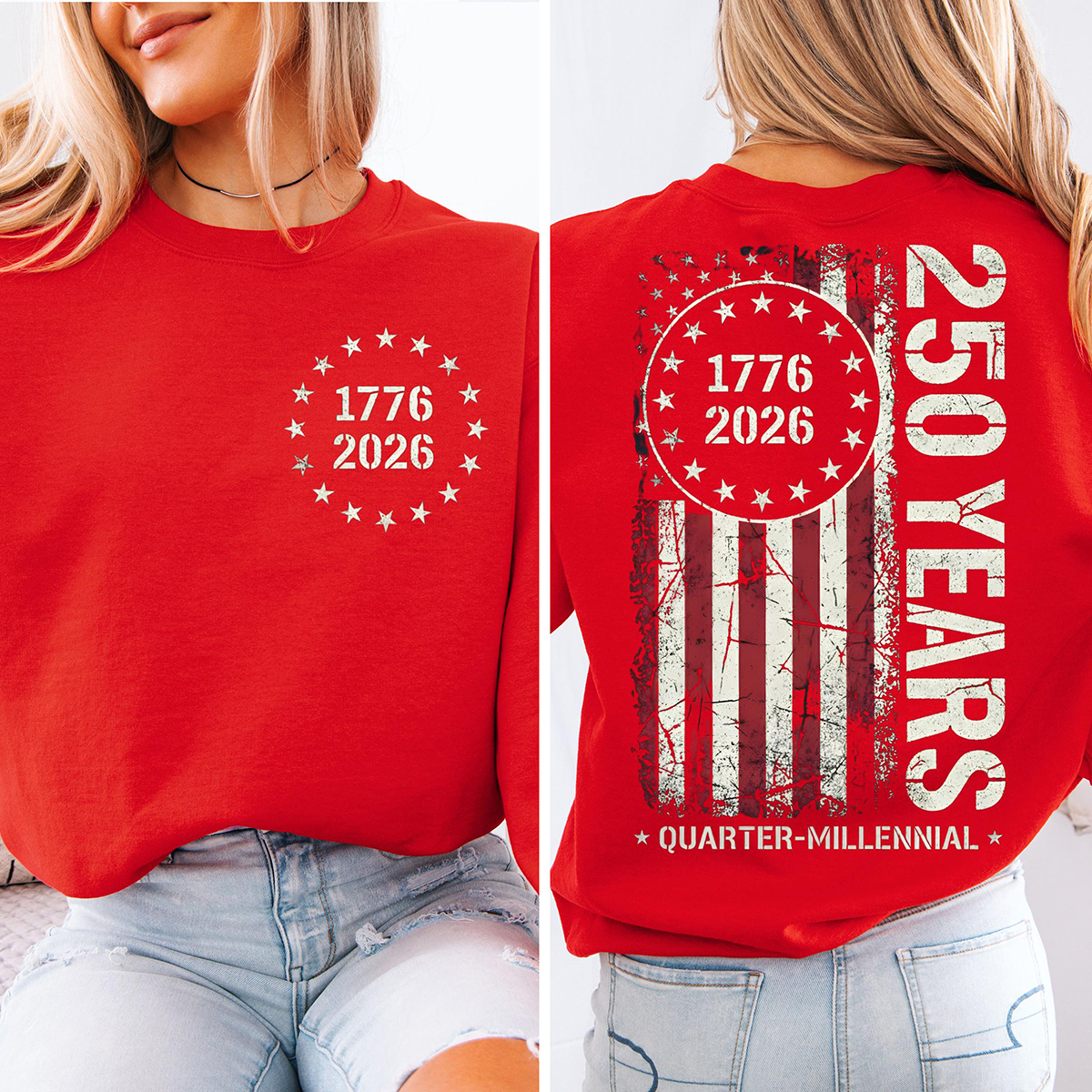 America 250th Anniversary Women's Casual Sweatshirt