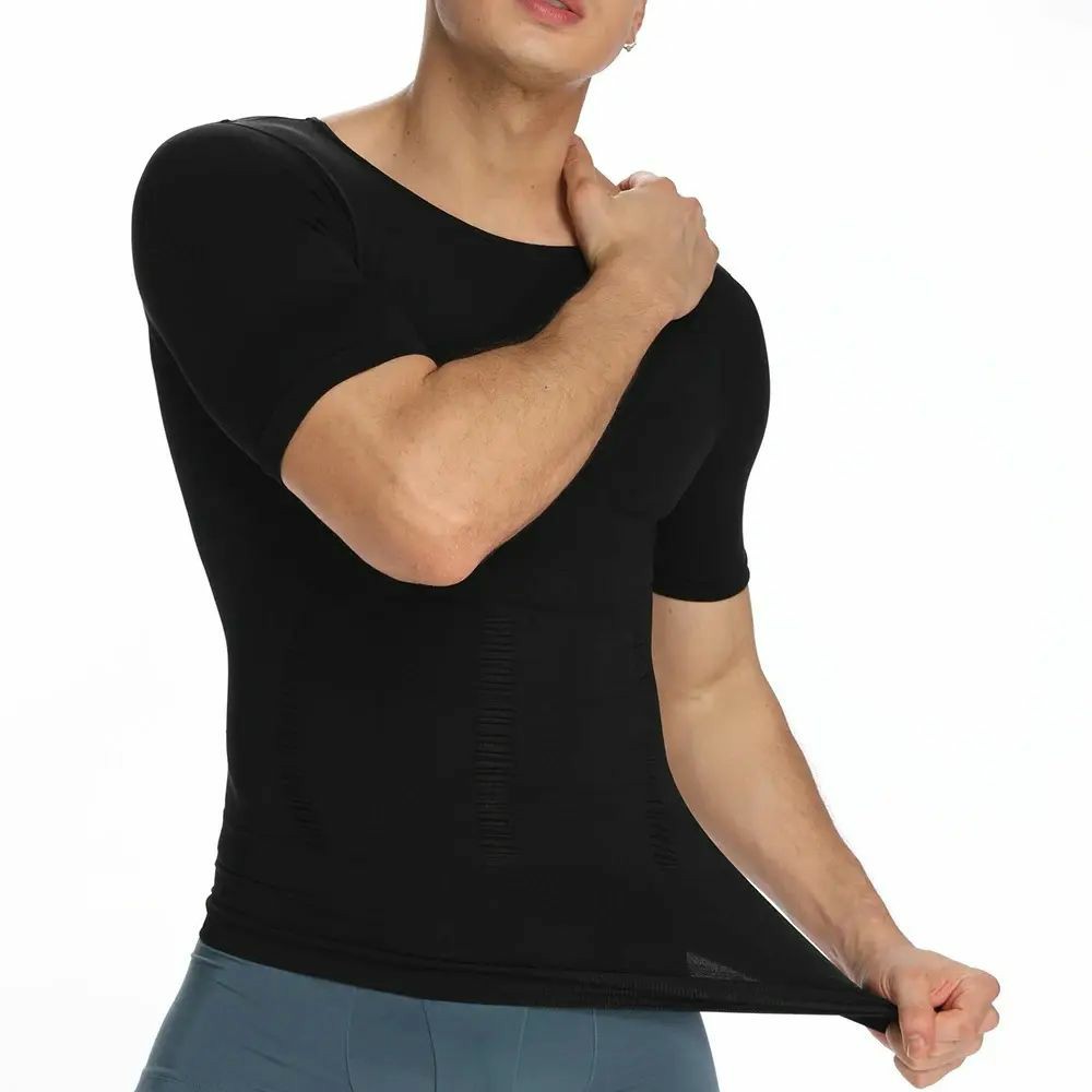 Menswear Body Shaper Shapewear Moderate Compression Tank Top （Free Gift-Polo Shirt）