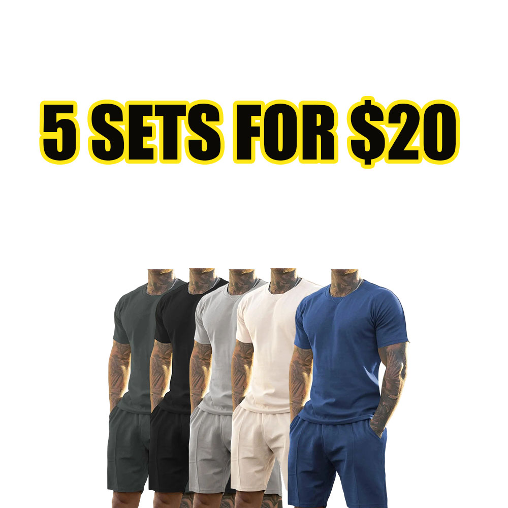 Men's Summer 2-Piece Short Set