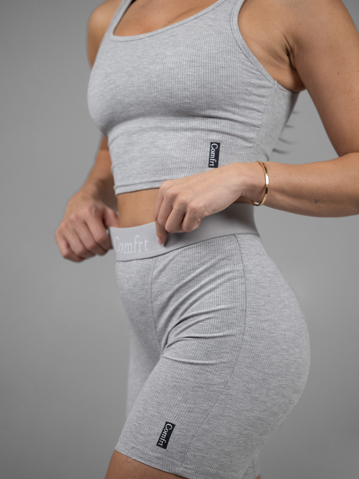 Rib Contour Crop Tank