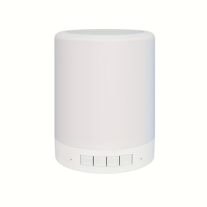 Wireless Night Light Speaker Bass Mini Sound For School Supplies Home Decor, Office, Camping