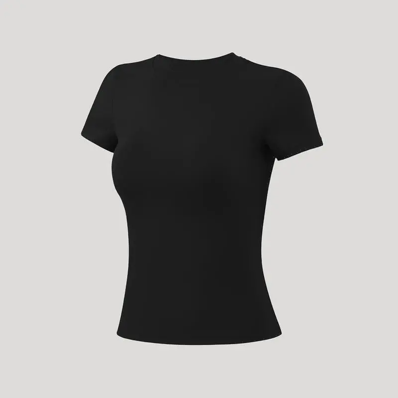 Sports Tee And Long Shirt Round Neck Slim T-shirt