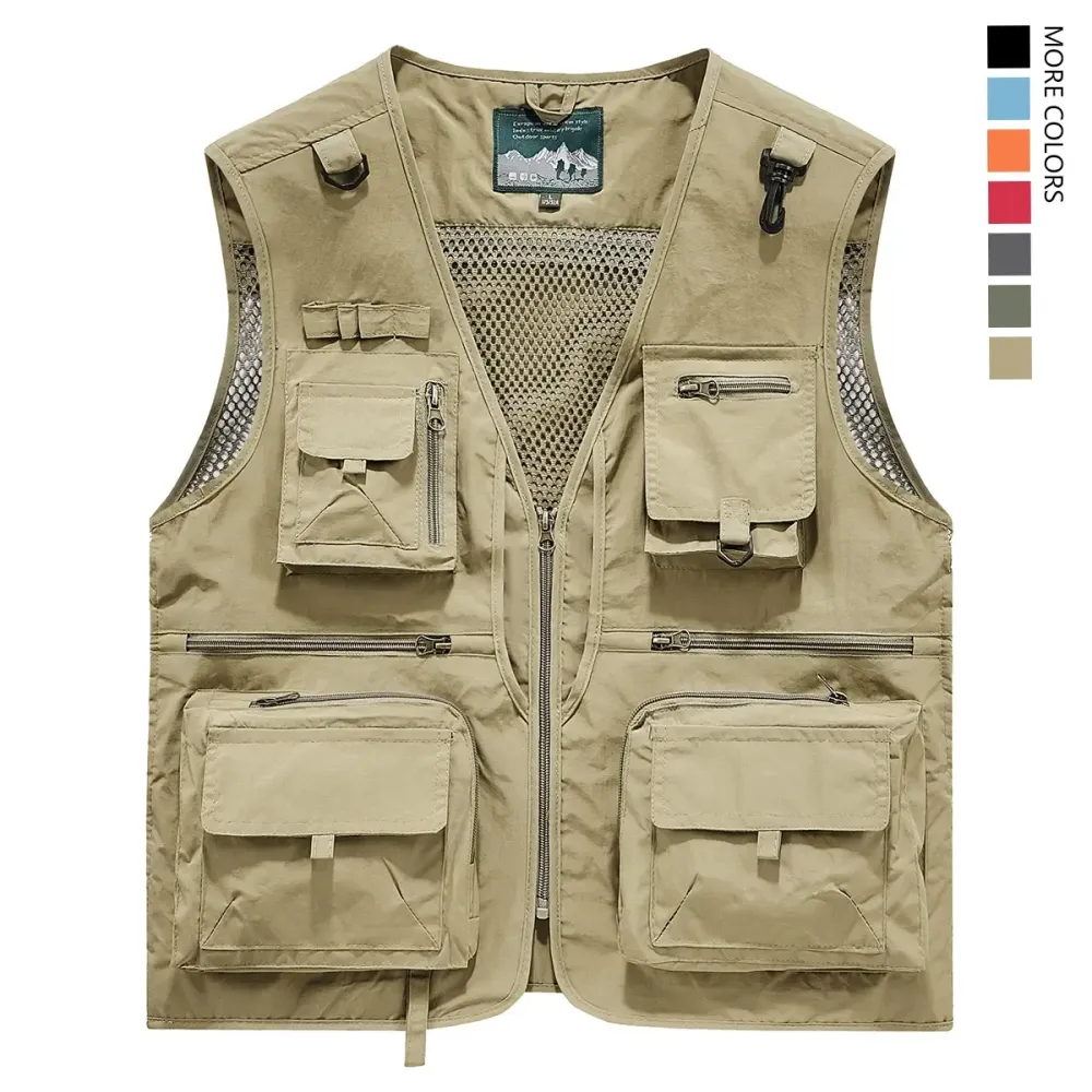 Made from 100% nylon, anti-static design ensures safety (true size). Men’s fashion quick-dry mesh casual outdoor multi
