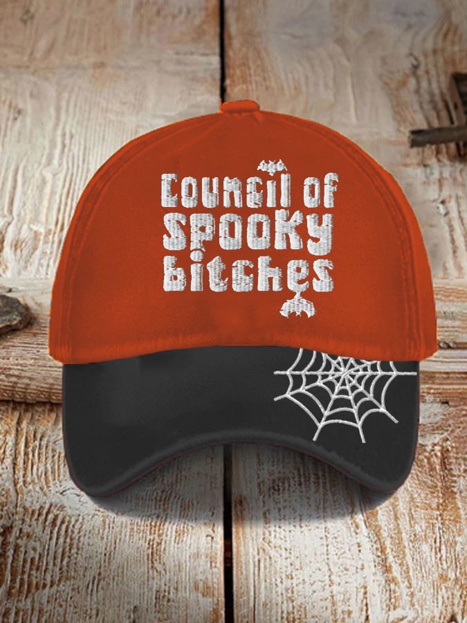 Unisex Vintage Spooky Bitch Season Baseball Cap