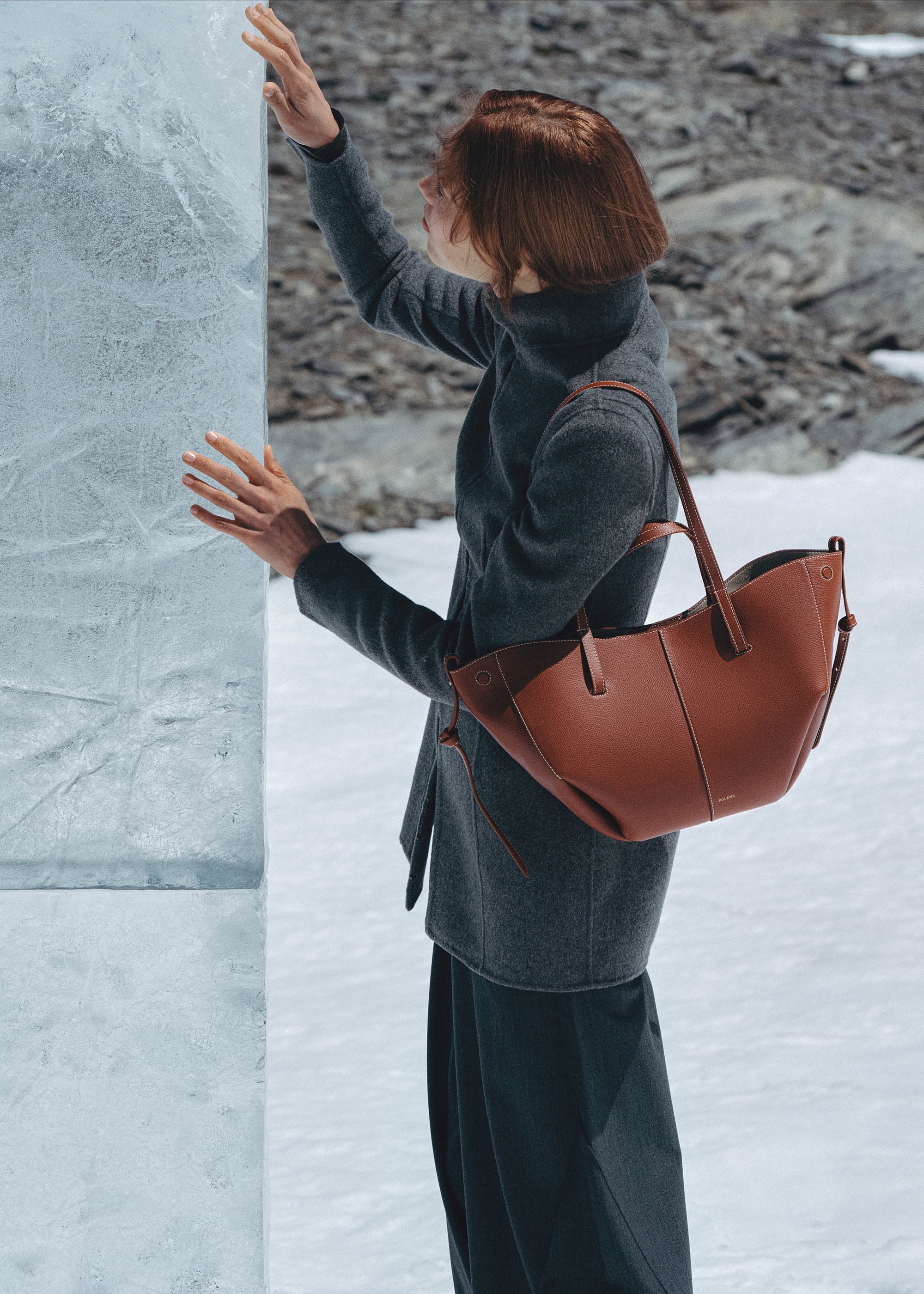Cyme Mini - Textured Cognac Clearance sale